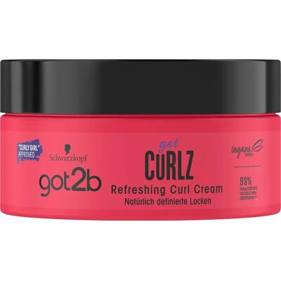 Crème Rafraîchissante pour Boucles Got2b - Produits de coiffure Crème Rafraîchissante pour Boucles Got2b - Produits de coiffure