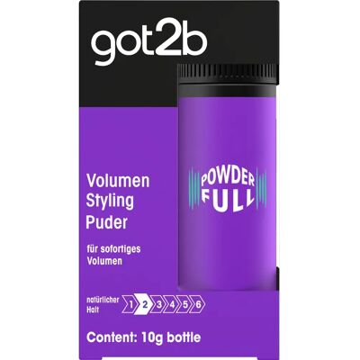 GOT2B - Poudre de coiffage Powderful pour volume - Poudre de coiffage GOT2B - Poudre de coiffage Powderful pour volume - Poudre de coiffage