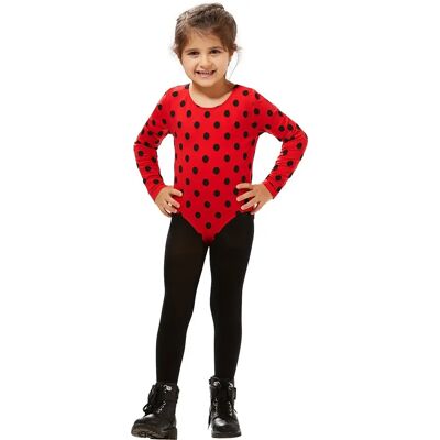 buttinette Kinder-Langarmbody Marienkäfer - Gr. 104/110 - Unisex buttinette Kinder-Langarmbody Marienkäfer - Gr. 104/110 - Unisex