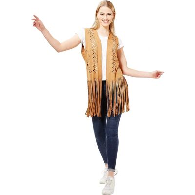 buttinette Hippie-Fransenweste - Unisex - 70er-Jahre-Look buttinette Hippie-Fransenweste - Unisex - 70er-Jahre-Look