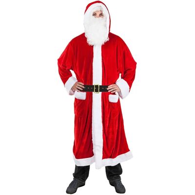 buttinette Weihnachtsmannmantel - Unisex Rot 135cm - Karnevalskostüm buttinette Weihnachtsmannmantel - Unisex Rot 135cm - Karnevalskostüm