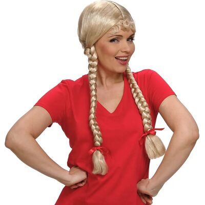 buttinette Blonde Langgeflochtene Perücke - Unisex Kostümzubehör buttinette Blonde Langgeflochtene Perücke - Unisex Kostümzubehör
