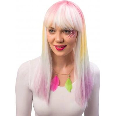 Orlob 32105.00 Pastell Langhaarperücke - Karneval Kostümzubehör Orlob 32105.00 Pastell Langhaarperücke - Karneval Kostümzubehör