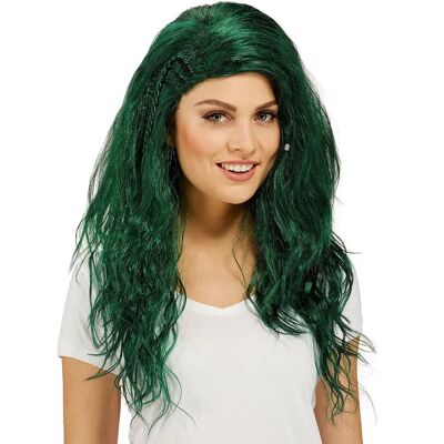 Buttinette Grüne Lockenperücke - Haar-Accessoire für Cosplay & Feste Buttinette Grüne Lockenperücke - Haar-Accessoire für Cosplay & Feste
