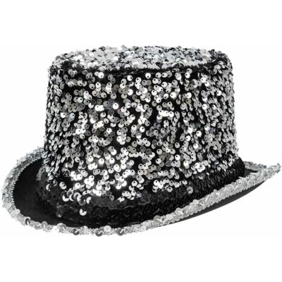 buttinette Pailletten Zylinder - Unisex, 59cm - Hut buttinette Pailletten Zylinder - Unisex, 59cm - Hut