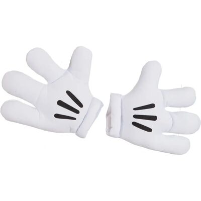 Gants Géants de Mickey Mouse Blanc Accessoire de Costume - costume accessory - Publicité Gants Géants de Mickey Mouse Blanc Accessoire de Costume - costume accessory - Publicité