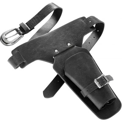 buttinette - Cowboy-Gürtel - Schwarz - 72-113 cm - Belt buttinette - Cowboy-Gürtel - Schwarz - 72-113 cm - Belt
