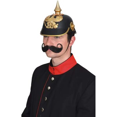 Casque d'officier noir et or - Accessoire de costume - Publicité Casque d'officier noir et or - Accessoire de costume - Publicité