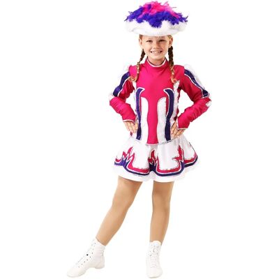 Buttinette Fuchsia Violett Kinder Gardekostüm - Uniforme de majorette Buttinette Fuchsia Violett Kinder Gardekostüm - Uniforme de majorette