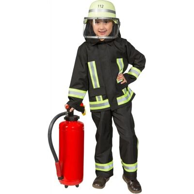 buttinette Feuerwehrmann Kinder Kostüm - Gr. 128 - Unisex buttinette Feuerwehrmann Kinder Kostüm - Gr. 128 - Unisex