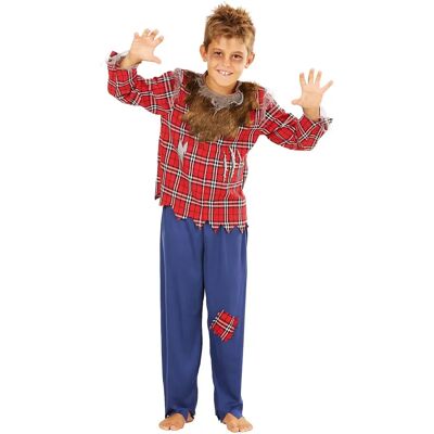 buttinette Kinderkostüm Werwolf - Gr. 128 - unisex - Blau/Rot buttinette Kinderkostüm Werwolf - Gr. 128 - unisex - Blau/Rot