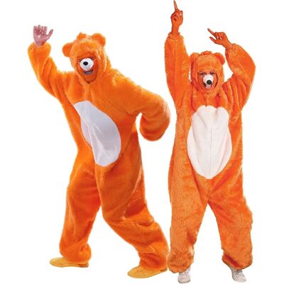 buttinette Unisex Orange Bärenkostüm - XXL buttinette Unisex Orange Bärenkostüm - XXL