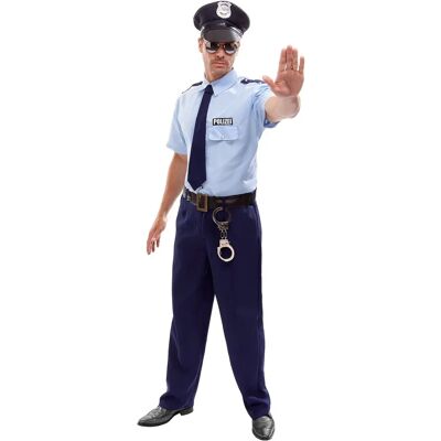 buttinette Polizist-Kostüm Mike für Herren - Gr. 46/48 - Unisex buttinette Polizist-Kostüm Mike für Herren - Gr. 46/48 - Unisex