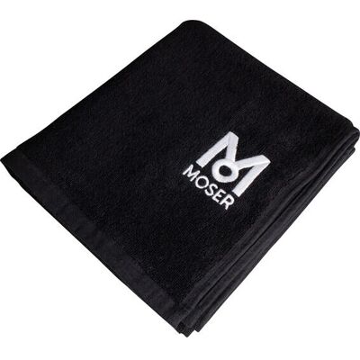 Moser 0092-6430 Badetuch - Baumwolle 100x48cm - Schwarz Moser 0092-6430 Badetuch - Baumwolle 100x48cm - Schwarz