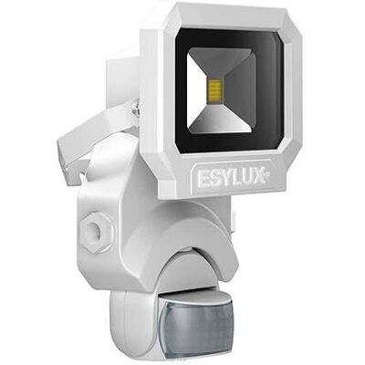 ESYLUX LED-Fluterleuchte - Weiß, 10W, 3000K, 900lm, IP65 ESYLUX LED-Fluterleuchte - Weiß, 10W, 3000K, 900lm, IP65