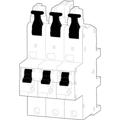 Interruptor ABN XKS340-5 - 3 polos, 40A, característica E Interruptor ABN XKS340-5 - 3 polos, 40A, característica E
