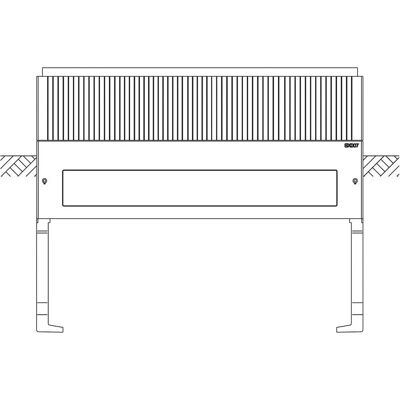 ABN SX007 Servergrund - 4-Fach, 900mm, Kunststoff ABN SX007 Servergrund - 4-Fach, 900mm, Kunststoff