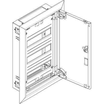 ABN UK13 Boîte de distribution plate - IP30, 110mm de profondeur - Publicité ABN UK13 Boîte de distribution plate - IP30, 110mm de profondeur - Publicité