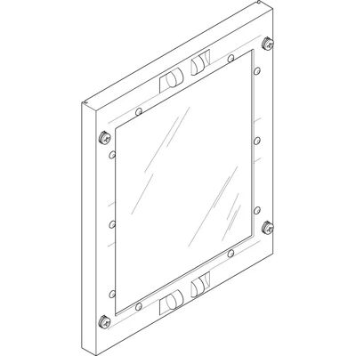 ABN FAS12N - Plaque de couverture - 250x300mm, 2 rangées, IP30 - Publicité ABN FAS12N - Plaque de couverture - 250x300mm, 2 rangées, IP30 - Publicité