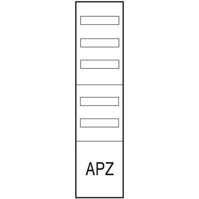 ABN VA17 - Verteilerfeld 5 x 12TE mit Ausschnitt - Verteilerschrank ABN VA17 - Verteilerfeld 5 x 12TE mit Ausschnitt - Verteilerschrank