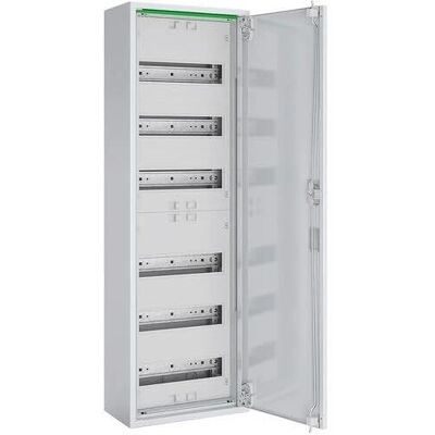 Armario de distribución ABN - 6 filas, puerta completa, IP44 Armario de distribución ABN - 6 filas, puerta completa, IP44