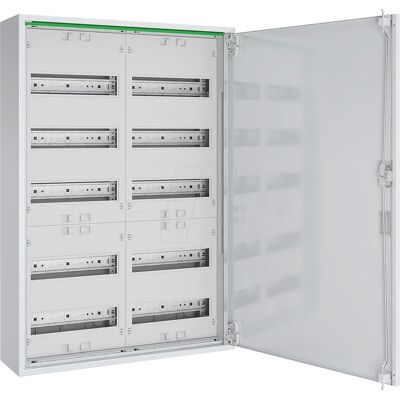 ABN Verteilerkasten - 2x5 Reihen, IP44, Stahl, 120 TE ABN Verteilerkasten - 2x5 Reihen, IP44, Stahl, 120 TE