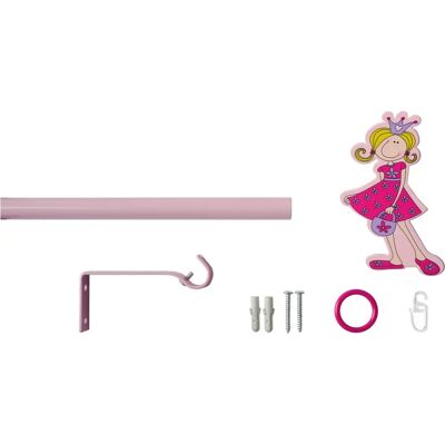 Gardinenstange GOOD LIFE Prinzessin Pink 130-240cm - Gardinenstange Gardinenstange GOOD LIFE Prinzessin Pink 130-240cm - Gardinenstange