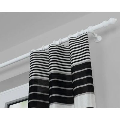 GOOD LIFE Trend Gardinenstange - 200cm Weiß, Metall & Kunststoff GOOD LIFE Trend Gardinenstange - 200cm Weiß, Metall & Kunststoff