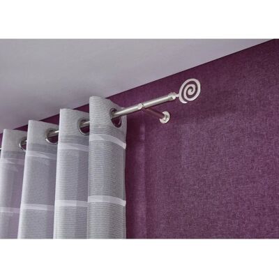 Vorhangstange GOOD LIFE Espiral - Metall, Silber, 200cm Vorhangstange GOOD LIFE Espiral - Metall, Silber, 200cm