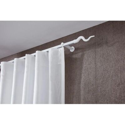 GOOD LIFE Sepa Gardinenstange - Wandmontage, Weiß, 160cm, 1-läufig GOOD LIFE Sepa Gardinenstange - Wandmontage, Weiß, 160cm, 1-läufig