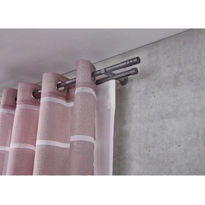 Good Life Ranura 200cm Grau Gardinenstange - 2-läufige Vorhangstange Good Life Ranura 200cm Grau Gardinenstange - 2-läufige Vorhangstange