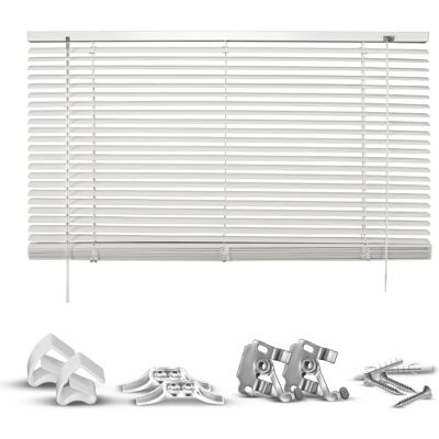 GOOD LIFE Matti Aluminium-Jalousien - 160cm, Grau, 40cm - Fensterjalousien GOOD LIFE Matti Aluminium-Jalousien - 160cm, Grau, 40cm - Fensterjalousien