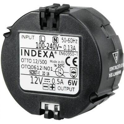 Alimentation Indexa OTTO-12/1000 - 12V, 1A, Stabilisée Alimentation Indexa OTTO-12/1000 - 12V, 1A, Stabilisée
