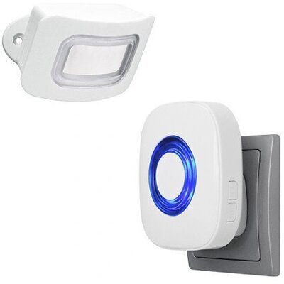 Pentatech FD25 White Motion Detector - PIR Sensor, Wireless, Ceiling/Wall Pentatech FD25 White Motion Detector - PIR Sensor, Wireless, Ceiling/Wall