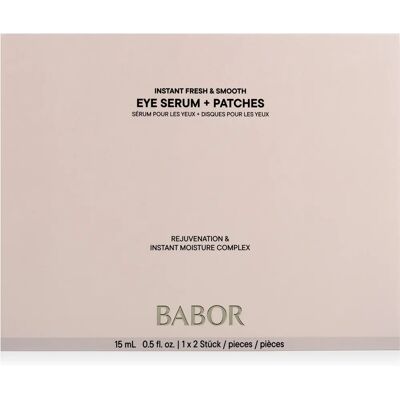 BABOR Instant Fresh & Smooth Eye Serum - Øyeserum og Patches BABOR Instant Fresh & Smooth Eye Serum - Øyeserum og Patches