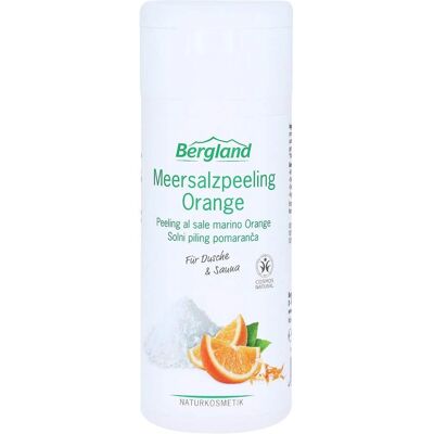 Bergland Orangen Salzpeeling - Hautpeeling für Dusche & Sauna Bergland Orangen Salzpeeling - Hautpeeling für Dusche & Sauna