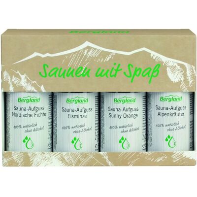Bergland Saunen Konzentrat - 4 Sorten, 4x50ml Bergland Saunen Konzentrat - 4 Sorten, 4x50ml