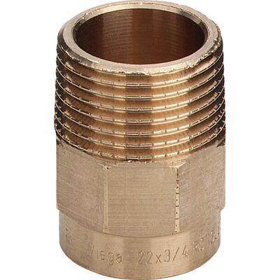 Viega Italia SRL 94243G Bronzeschweißnippel Rp 28x1M - Nippel Viega Italia SRL 94243G Bronzeschweißnippel Rp 28x1M - Nippel
