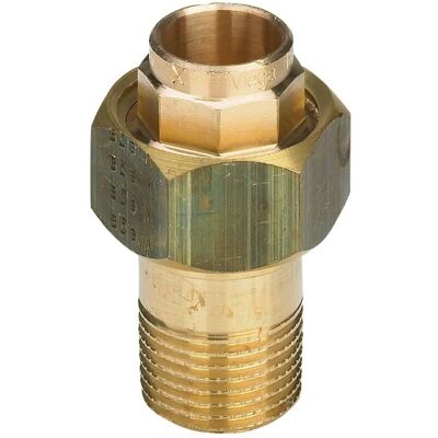 Viega Messing 22mm x 3/4 Konisch Gasanschluss - Rohrverschraubung Viega Messing 22mm x 3/4 Konisch Gasanschluss - Rohrverschraubung
