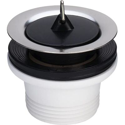 Viega Ablaufventil 7432 1 1/2" x 70 mm mit Stopfen/Dreieckhaken Viega Ablaufventil 7432 1 1/2" x 70 mm mit Stopfen/Dreieckhaken