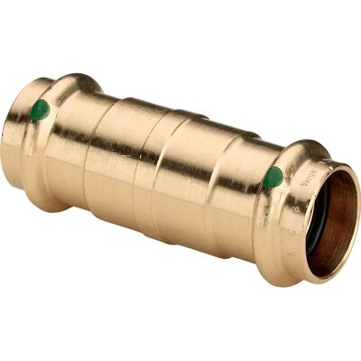 Viega Sanpress conector de bronce 22mm - Conector de tubería Viega Sanpress conector de bronce 22mm - Conector de tubería