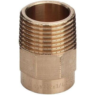 VIEGA 174484 Miedziany Złączka - 35mm R 1 1/2 VIEGA 174484 Miedziany Złączka - 35mm R 1 1/2