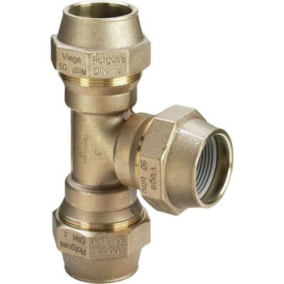Viega Maxiplex T-Pieza de bronce - Conexión de tubería Viega Maxiplex T-Pieza de bronce - Conexión de tubería