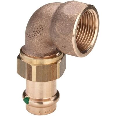 Viega Sanpress Conexión angular 18 mm x R 3/4, 90° - Raccord d'angle Viega Sanpress Conexión angular 18 mm x R 3/4, 90° - Raccord d'angle