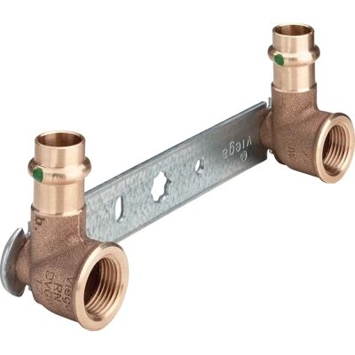 Viega Sanpress Montageeinheit - Pressfitting aus Bronze Viega Sanpress Montageeinheit - Pressfitting aus Bronze