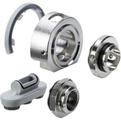 Viega Modell 6161.99, 312213 Umrüstset - Messing, Matt Nickel - Umrüstsatz Viega Modell 6161.99, 312213 Umrüstset - Messing, Matt Nickel - Umrüstsatz