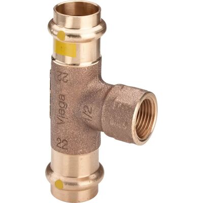 Viega Profipress G T-Stück bronze - Gas- & Öl-Armatur Viega Profipress G T-Stück bronze - Gas- & Öl-Armatur