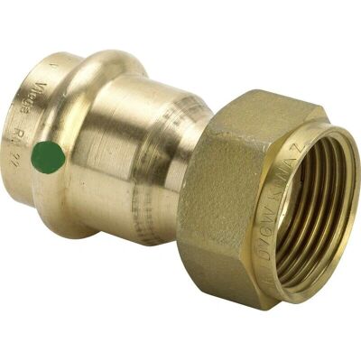 Raccord Viega Sanpress 15mm G1/2 Laiton/Bronze au silicium - SC-Contur Raccord Viega Sanpress 15mm G1/2 Laiton/Bronze au silicium - SC-Contur