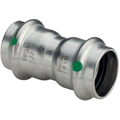 Viega Sanpress Inox Muffe 54 mm - Rohrverbindung Viega Sanpress Inox Muffe 54 mm - Rohrverbindung