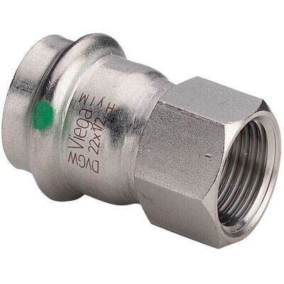 Viega Sanpress Inox 22mm x Rp 3/4 Übergangsstück Viega Sanpress Inox 22mm x Rp 3/4 Übergangsstück